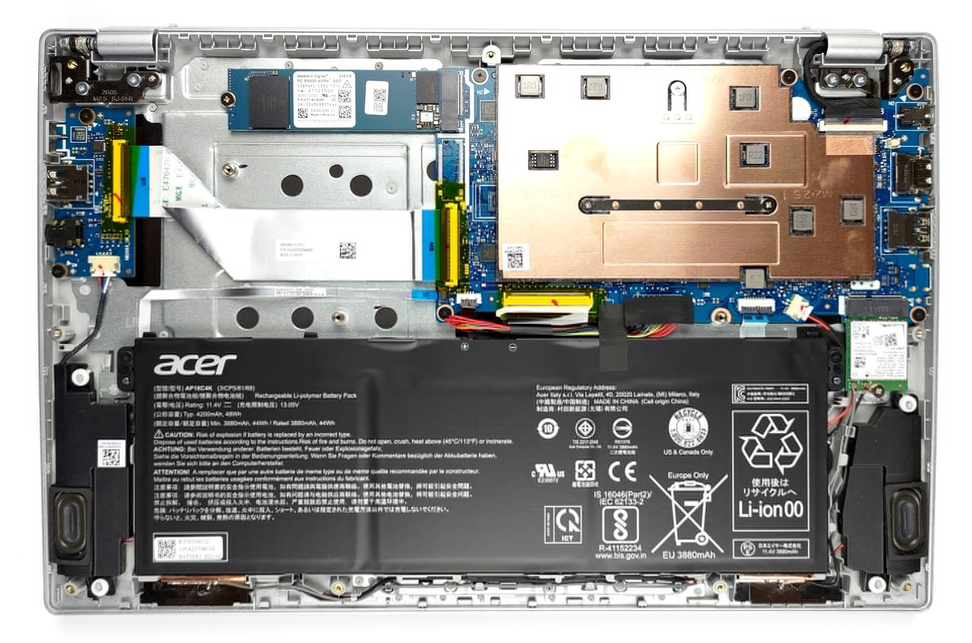 How to replace and fix ACER SF114-33 SF114-34 N20H2 bottom case D cover gold (Acer Swift 1 (SF114-34))